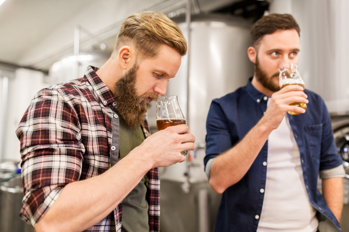 Men Testing Craft Beer